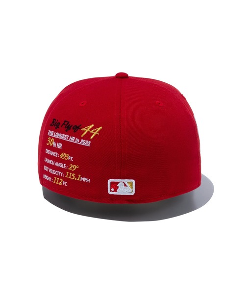 New Era 赤 キャップ 7 3/8、ゴールドパッチ NEW ERA キャップ 帽子 ニューエラキャップ 大谷翔平AL HR