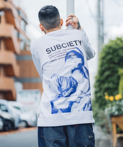 Subciety（サブサエティ） tシャツ E.P L/S TEE メンズ レディース