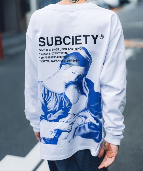 Subciety（サブサエティ） tシャツ E.P L/S TEE メンズ レディース