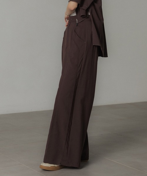 PUBLIC TOKYO（パブリックトウキョウ） スラックス パンツ ドライトロ