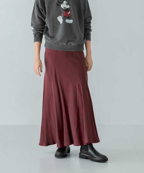 URBAN RESEARCH スカート 「MADE IN JAPAN」キュプラフィブリル