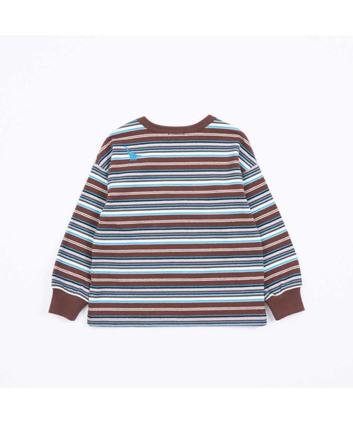 KP BOY tシャツ マルチボーダー長袖Tシャツ(90〜150) キッズ