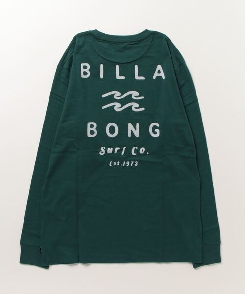 「BILLABONG」 長袖Tシャツ LARGE ネイビー メンズ