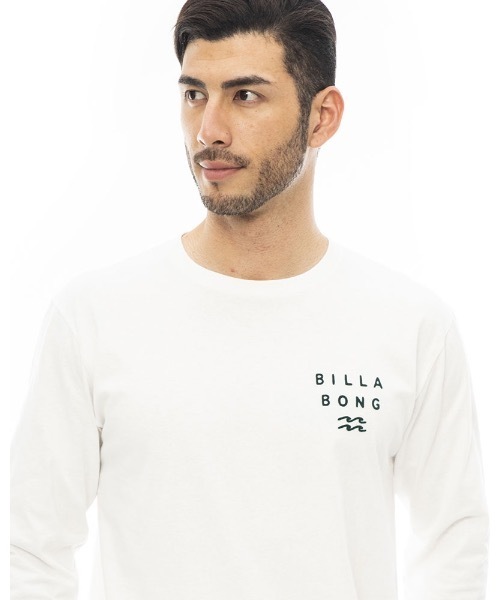 「BILLABONG」 長袖Tシャツ LARGE ネイビー メンズ