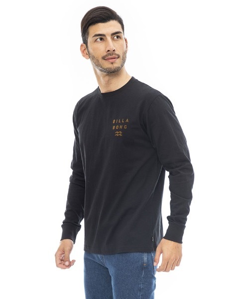 「BILLABONG」 長袖Tシャツ LARGE ネイビー メンズ