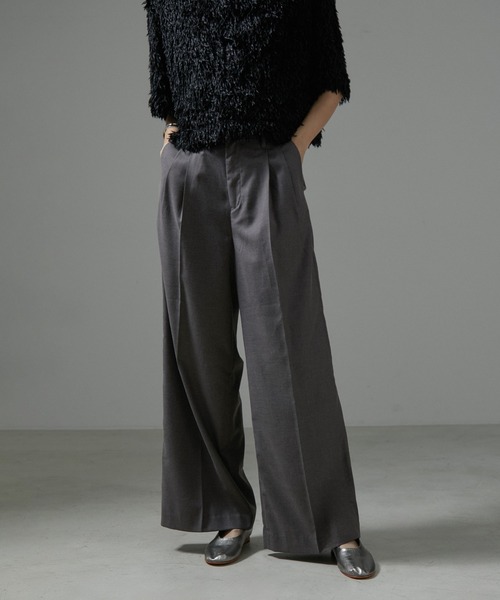 SALON adam et rope' スラックス パンツ 「ZOZOTOWN限定 SALON adam et rope' スラックス パンツ 「ZOZOTOWN限定