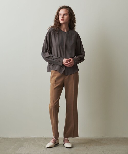 STEVEN ALAN シャツ ブラウス 「Steven Alan」ノーカラーシャツ  