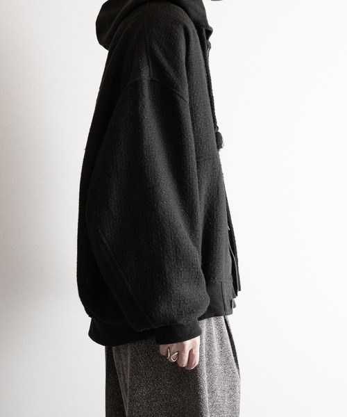 RUUBON ブルゾン アウター 「RUUBON」tweed balloon MA-1 blouson