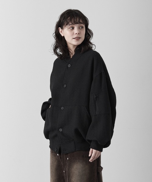 ジャケット・アウター MANOF DOUBLE KNIT BALLOON BLOUSON balloon-jacket-by-petiteknit-