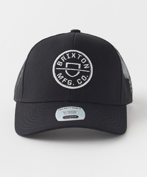 Brixton Grade Mesh Hat Cap キャップ Brixton Grade Mesh Trucker Cap, Silver, One Size, Silver