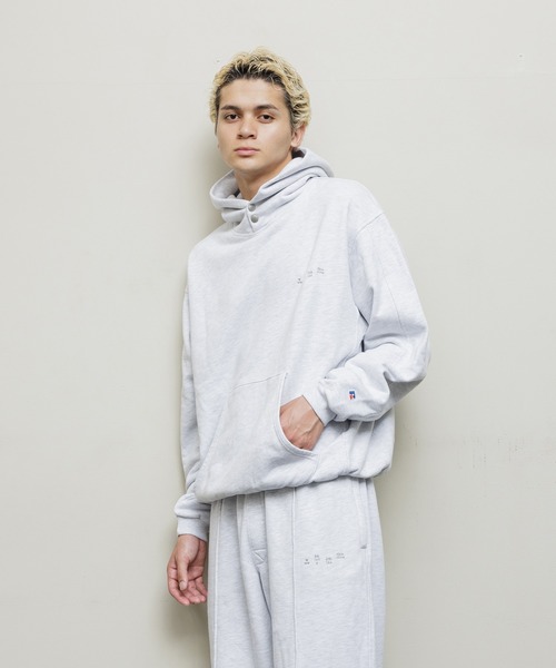 BAL×RUSSELL ATHLETIC/HIGH COTTON HOODIE BAL / RUSSELL DISTRESSED ATHLETIC HIGH COTTON HOODIE
