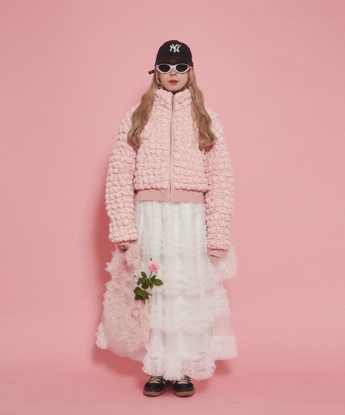 WC ブルゾン アウター ポコポコジャケット レディース : ZOZOTOWN