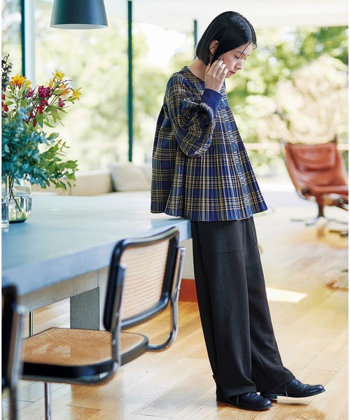 Sunny clouds（サニークラウズ） スラックス パンツ カットツイル