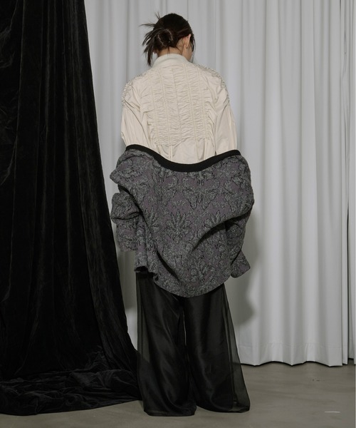 Ezick ブルゾン アウター Cord and string シャーリングブルゾン