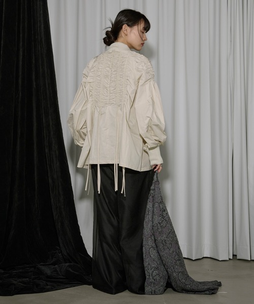 Ezick ブルゾン アウター Cord and string シャーリングブルゾン