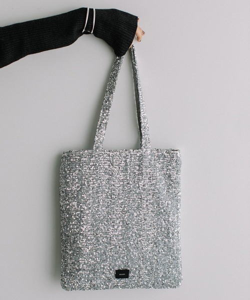 Beau're トートバッグ 「BEAURE」薄マチ スパンコール トート B-24427