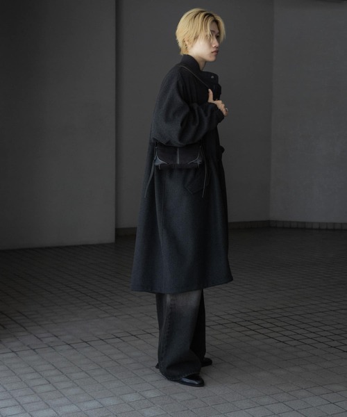 極美品✨URBAN RESEARCH ピーコート ユニセックス タグ付き 黒 M SENSE OF PLACE by URBAN RESEARCH モッズコート コート 「ユニ