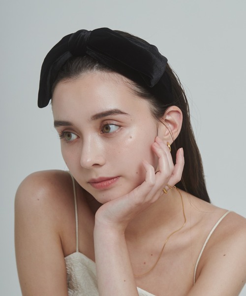 ciite' カチューシャ フレンチベロア カチューシャ : ZOZOTOWN Yahoo