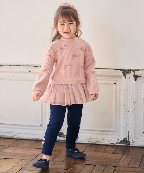 ANY（エニィ） パンツ 7days裏シャギーガーリーパンツ キッズ 子供服
