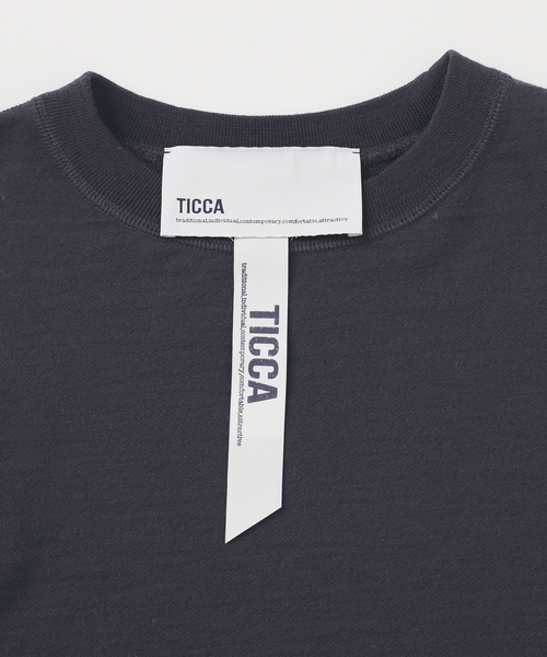 TICCA ティッカ　クルーネックプルオーバー コットン　ニット ticcatbda281.jpg