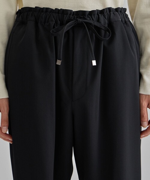 Tech wool ワイドストレートスラックス MONO-MART スラックス Tech wool ワイドストレートスラックス MONO-MART スラックス