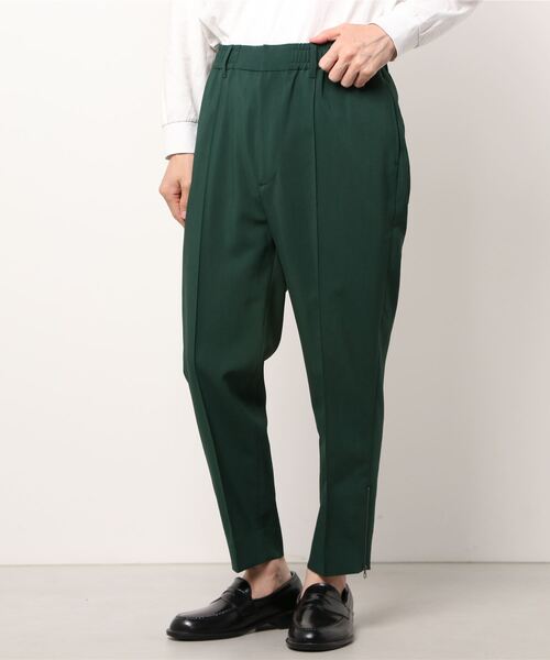 monkey time ダークグリーン スラックス