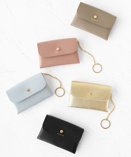 TOCCA 財布 CLOVER KEYPOUCH キーリング付きマルチポーチ