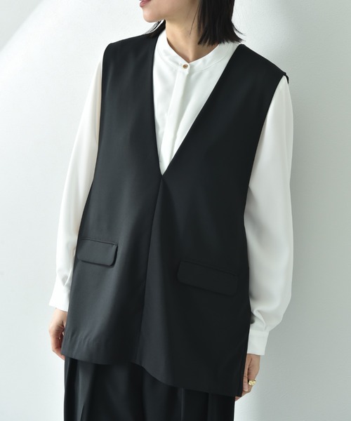 ●新品●CLOCHEクロシェ ジレ　ベスト cloche CLOCHE クロシェ ベスト 512-85562 レディース ジレ
