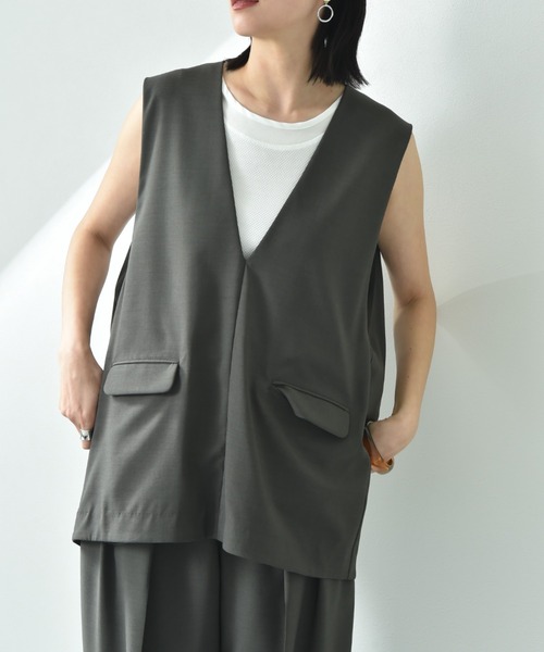 cloche ベスト ジレ 「CLOCHE」Reflax ECO
