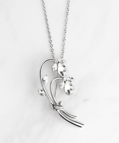 TOCCA ブローチ RIBBON＆FLOWER BROOCH NECKLACE 2セット