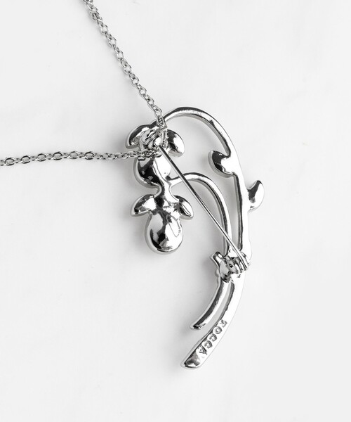 TOCCA ブローチ RIBBON＆FLOWER BROOCH NECKLACE 2セット