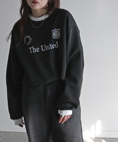 トレーナー スウェット ポリエステルゲームシャツ レディース メンズ