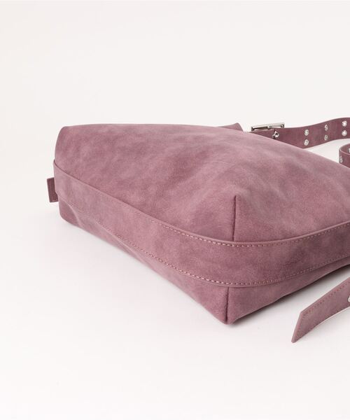 TINA:JOJUN ダブルバックルバッグ ピンク　ショルダーバック TINA：JOJUN（ティーナジョジュン） ショルダーバッグ バッグ フェイク