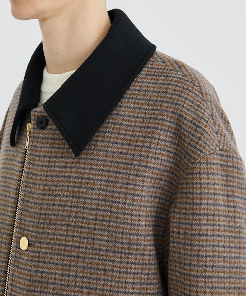 「CULLNI」 ステンカラーコート 2 ブラウン メンズ_画像4