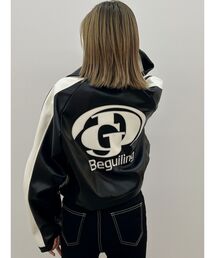 レザージャケット ライダース GDラインスリーブショートジャケット レディース｜ZOZOTOWN Yahoo!店