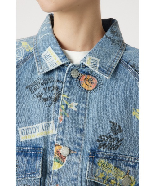 W♡C WC デニムジャケット Gジャン w closet - 【Wcloset】デニムジャケット Gジャンの通販 by