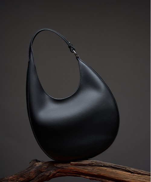 極美品　レザージュエルズ　パイソンレザーショルダーバッグ　ワンハンドル　黒 ショルダーバッグ バッグ 「NiiNa」「高品質牛革」2way ワンハンドル