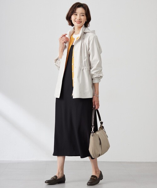 J.PRESS キャミワンピース 9号　【新品未使用タグ付き】 J.PRESS（J.プレス） ワンピース 「洗える」バックサテンジョーゼット