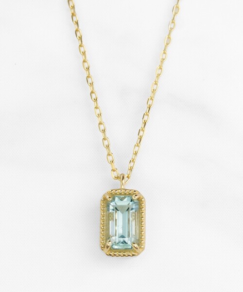 【クラスアップが叶うアイテム★】トッカ ネックレス WEB＆数量限定】PIECE OF FLOWER NECKLACE K18 ロンドンブルー