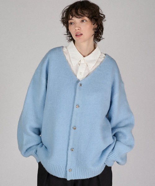ONCILY（オンシェリー） カーディガン SILVER BUTTON CARDIGAN 