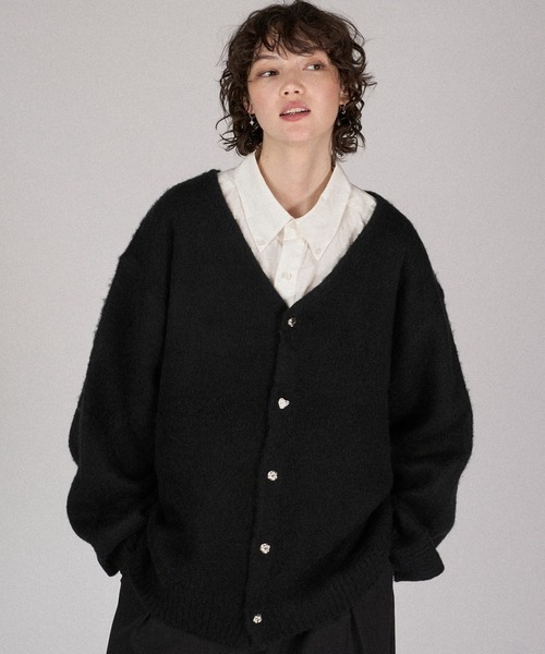 ONCILY（オンシェリー） カーディガン SILVER BUTTON CARDIGAN