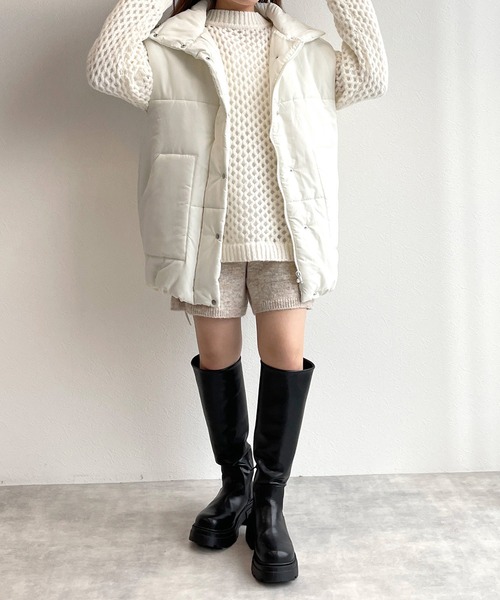 「w closet」 ベスト FREE ベージュ レディース_画像2