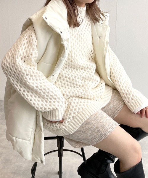 「w closet」 ベスト FREE ベージュ レディース_画像4