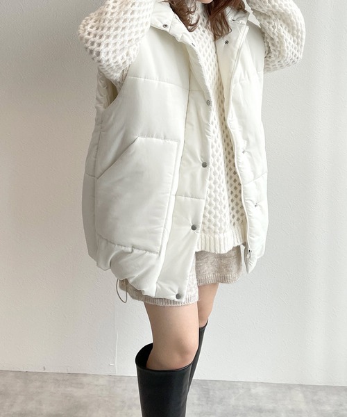 「w closet」 ベスト FREE ベージュ レディース_画像6