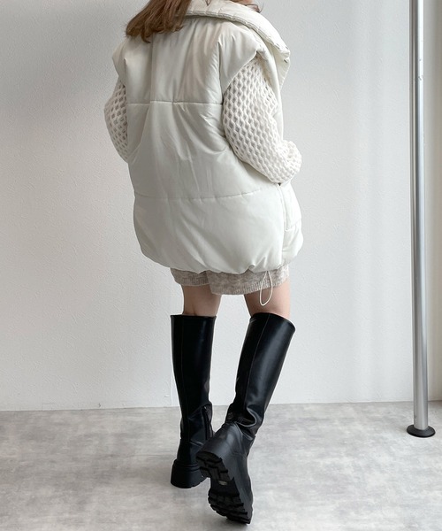 「w closet」 ベスト FREE ベージュ レディース_画像8