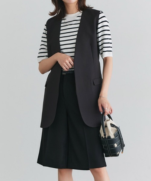 ベルト付きノーカラージレ ベルト付きノーカラージレ | JILL by JILL STUART（ジル バイ
