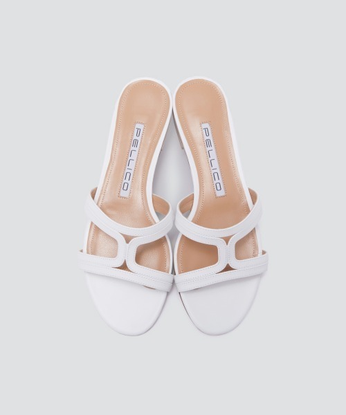PELLICO サンダル SAMI カナーレ 1.0cm BRIGHT WHITE レディース