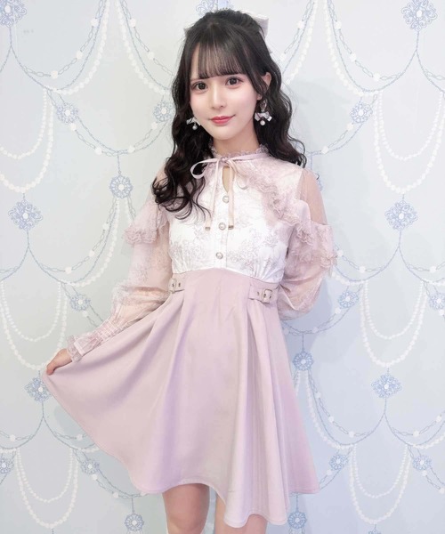 ROJITA ワンピース 花柄ドッキングワンピース : ZOZOTOWN Yahoo
