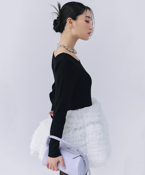 EIMY ISTOIRE（エイミーイストワール） ワンピース ボリュームチュール