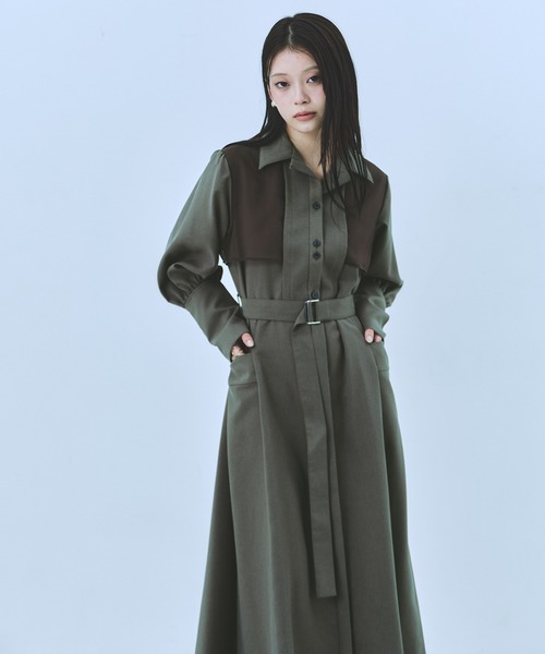 UNITED TOKYO（ユナイテッドトウキョウ） ワンピース オープンカラー